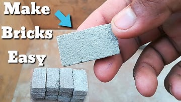 Bricklaying Model | How To Make Mini bricks | Diy Mini Bricks Easy | part 1