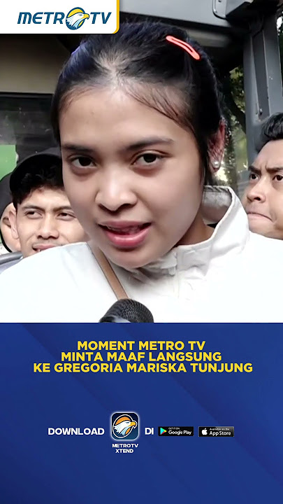 Download lagu Momen Metro TV Minta Maaf Langsung ke Gregoria Mariska Tunjung #shorts