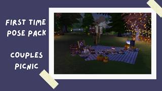 I Tried a Sims 4 Pose Pack for the FIRST TIME! 📸💕 | Couples Picnic