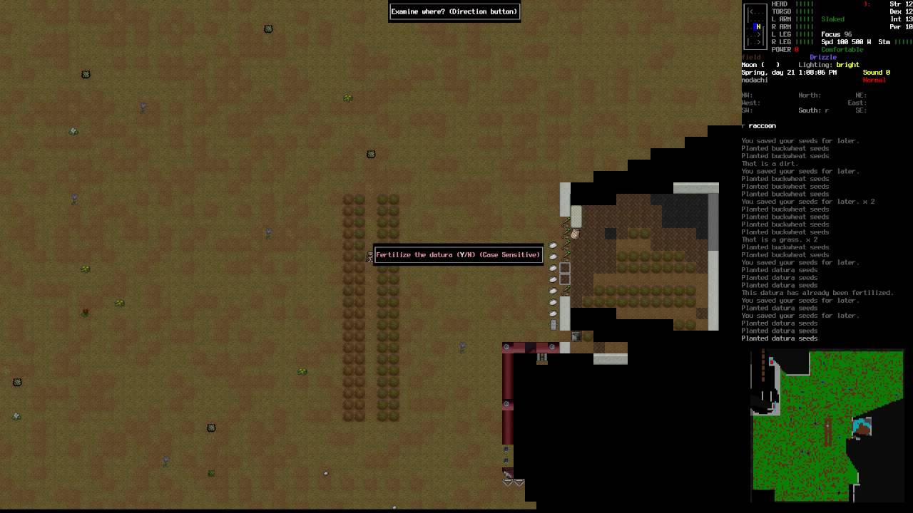 Cataclysm Dark Days Ahead Episode 64: Farming, Bionics, and Tree cutting