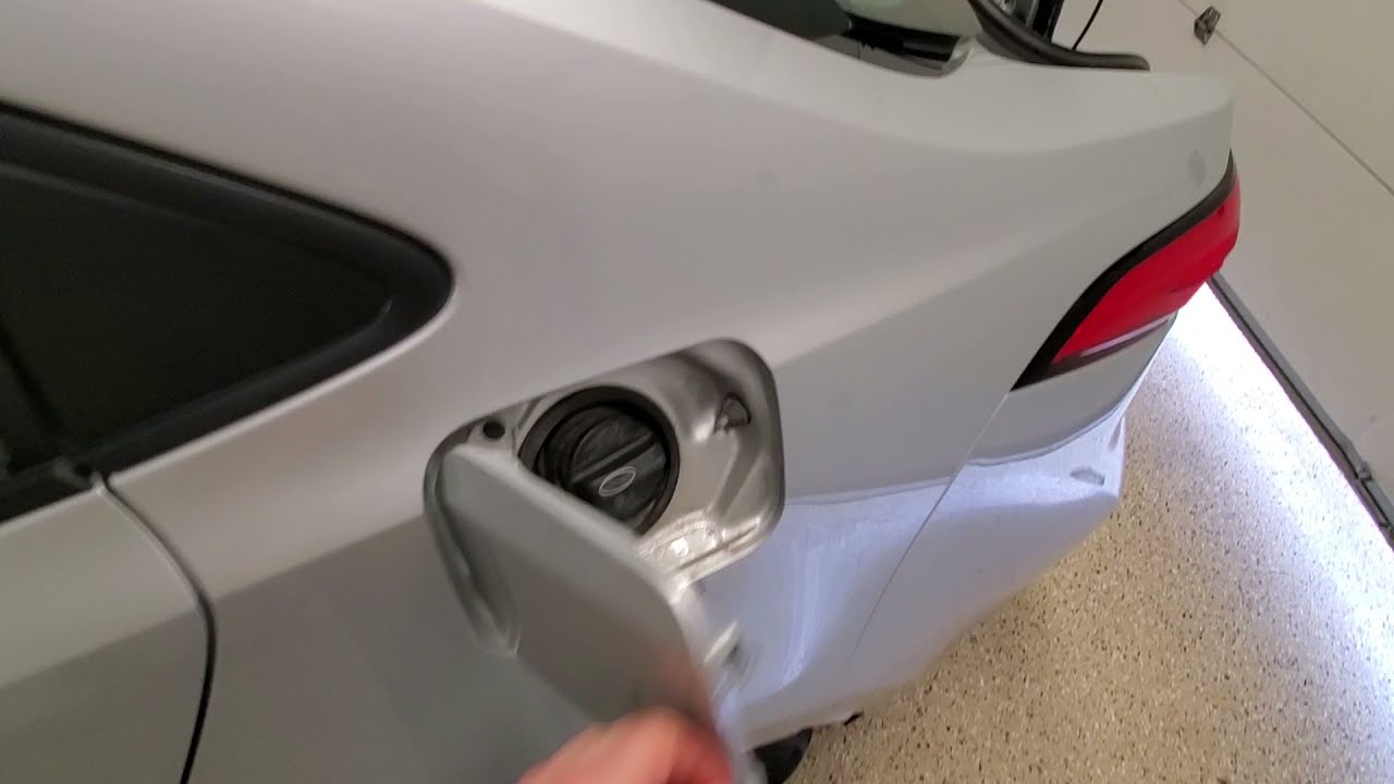 2019, 2020, 2021 & 2022 Toyota Corolla - How To Open Fuel Filler Door