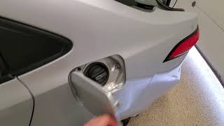 2019, 2020, 2021 & 2022 Toyota Corolla - How To Open Fuel Filler Door, Remove Gas Cap, Release Lever Toyota Corolla Fuel Tank Open