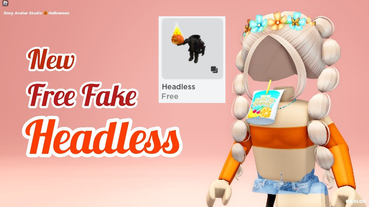 GET THIS NEW FREE FAKE HEADLESS HEAD 🤩🥰 