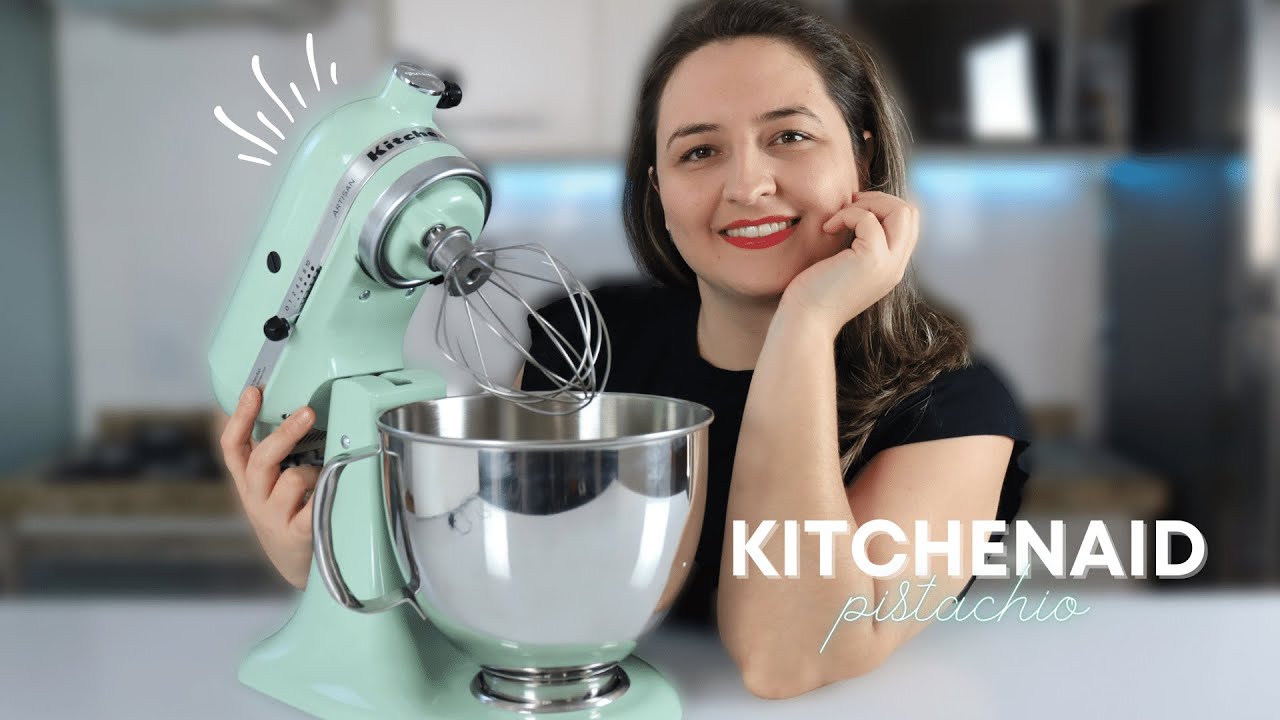 batedeira kitchenaid pistachio