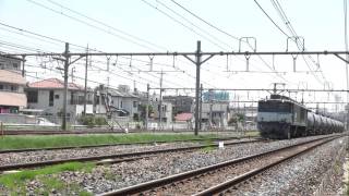 貨物列車　EF64-1046（広島工更新色）牽引　４０７３ﾚ　　2011/05/19
