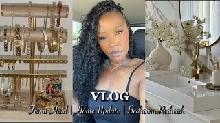 VLOG | TEMU HAUL | JEWELRY ORGANIZER | BEDROOM VANITY WALL | Soft life in my 40’s screenshot 4