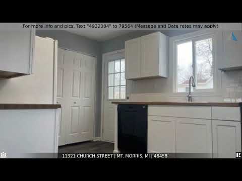 11321 CHURCH Street, Mt. Morris, MI home video tour