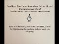 Ann reed live from somewhere in her house the anniversary show thursday may 9 7pm cdt