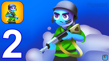 Hidden Lands - Gameplay Walkthrough Part 2 Tutorial Army Commander Tower Defense (iOS,Android)