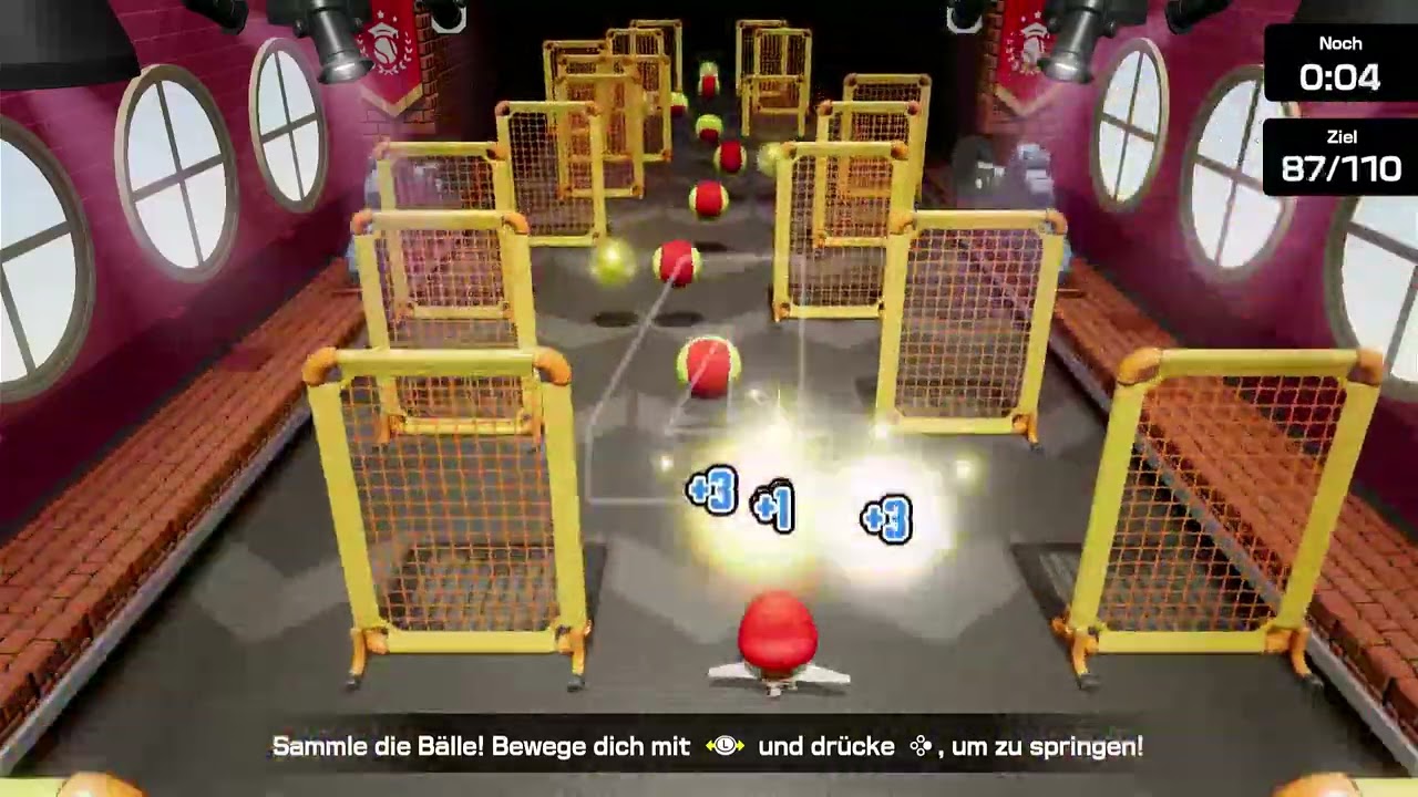 BeastCraftGaming Mario Tennis Fever Story Mode Part one Training obstacle course level three