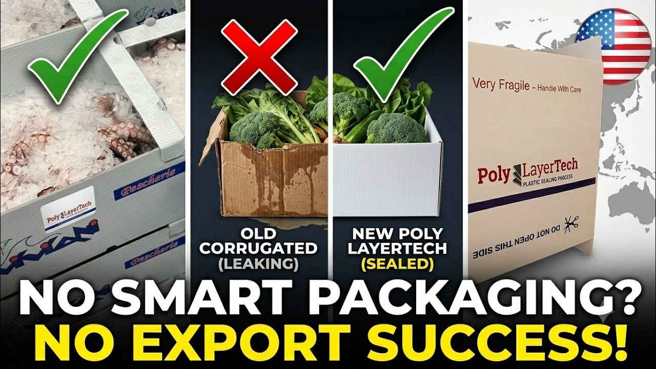 "Why Europe Prefers Poly Layer Packaging for Food Exports" EUROPE IS CHANGING THE RULES! #europe #uk