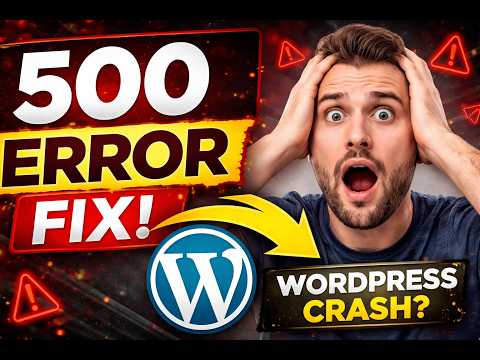 Fix 500 Internal Server Error in WordPress Website (Easy Guide)