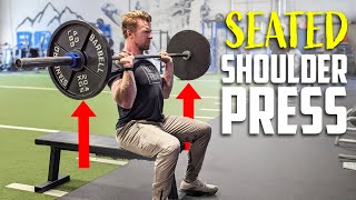How-To Perform Seated Barbell Shoulder Press | Shoulders Exercise Tutorial