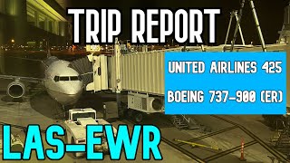 United Airlines Boeing 737-900(ER) - Las Vegas to Newark - TRIP REPORT Vegas To Newark Flight Time