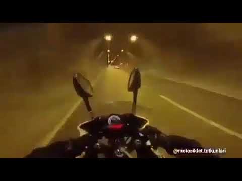 Tünelde r6 gören masum motorcu