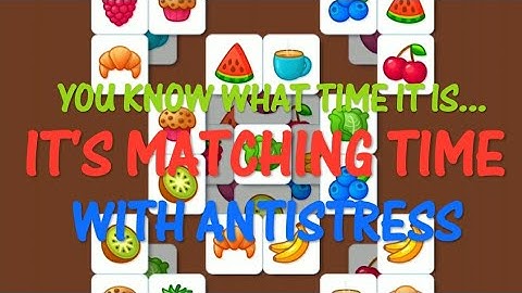 An Antistress Tap Match Montage