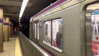 Osaka Metro谷町線22系愛車09編成✨八尾南行き発着シーン