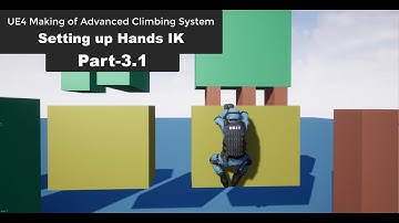 UE4 Climbing System-Setting Up Hands IK-UE4 Tutorials #3.1 #HandsIK