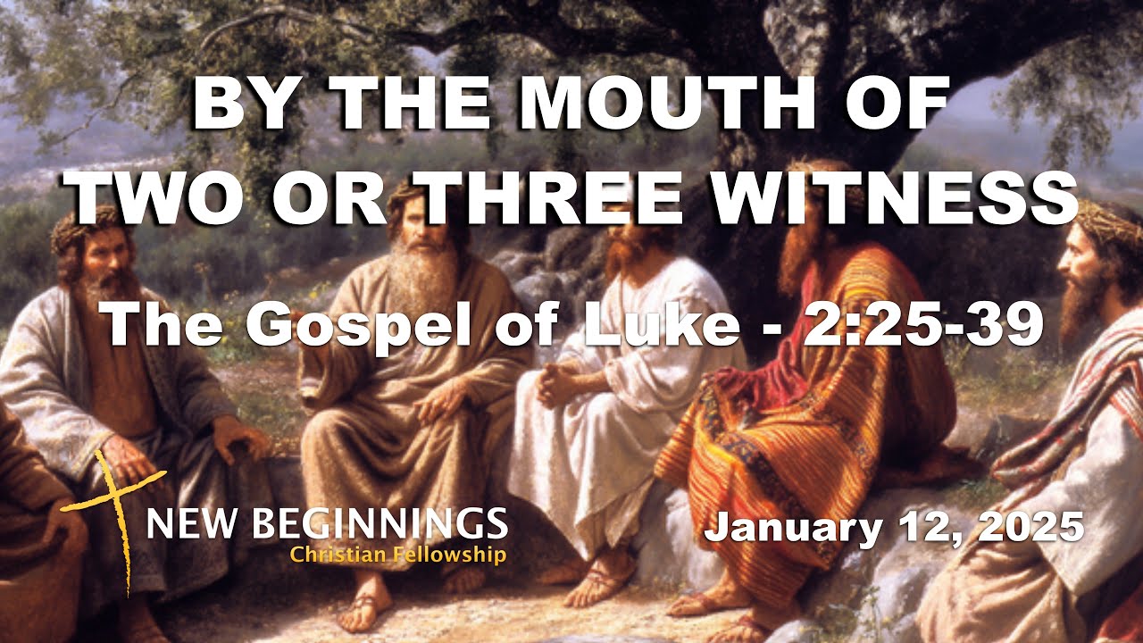 The Gospel of Luke | By the Mouth of Two/Three Witnesses | Luke 2:25-39 ...
