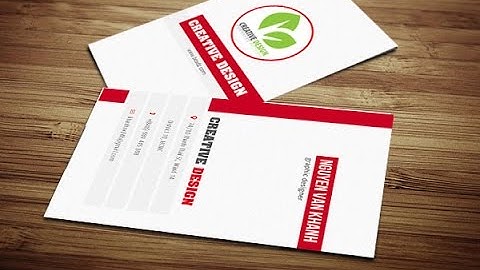Creative Business Card | Thiết kế name card | in name card | card visit