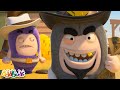 Cowboy jeff   1 hour   oddbods full episode compilation  funny cartoons for kids