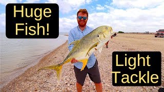 My buddy crayton and i decided to do a little fishing from jetty rocks
out at the texas city dike. when conditions proved not be so great for
big tack...