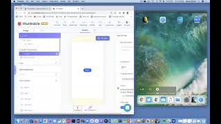 Install the custom app you've built on your iPhone/Android (Thunkable)