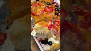 French Toast Bake in 30 Minutes ✅👌 Recipe in caption 🚀 #frenchtoast #breakfast