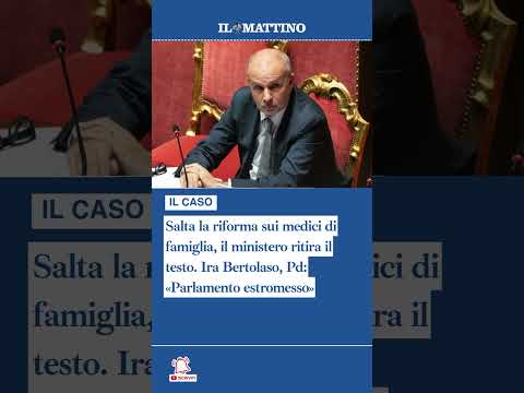 Video Salta la riforma sui medici di famiglia, il ministero ritira il testo