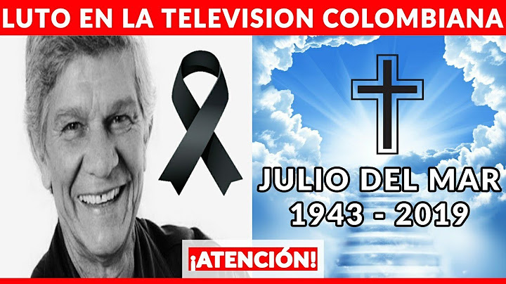 Luto en la televisión colombiana: murió el actor Julio del Mar a sus 75 años