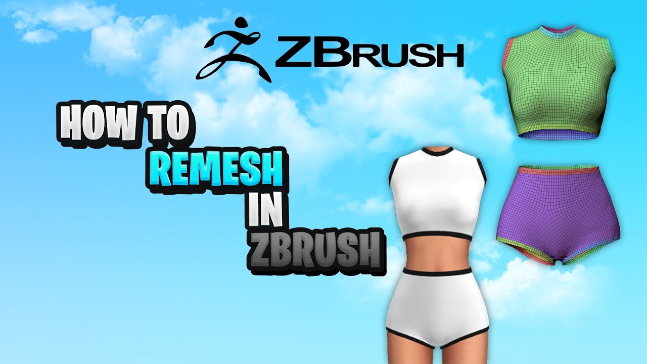 HOW TO: REMESH YOUR MESH IN ZBRUSH FOR SIMS 4 - YouTube