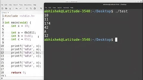 C Programming Tutorial: Using Binary, Octal & Hexadecimal Numbers