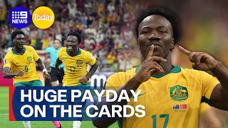 World Cup hero could become one of Australia's highest earning sports stars | 9 News Australia