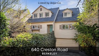 Video Tour of 640 Creston Road, Berkeley