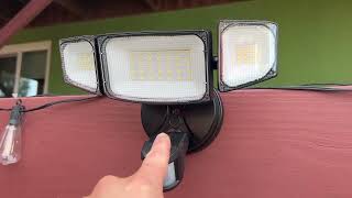 Motion Light That Instantly Lights Up EVERYTHING 💡 Olafus 50W Sensor Flood Light