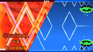 "Hi" Original vs Layout | Geometry Dash Comparison