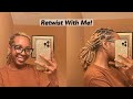 Retwist With Me! | How I Retwist My Locs