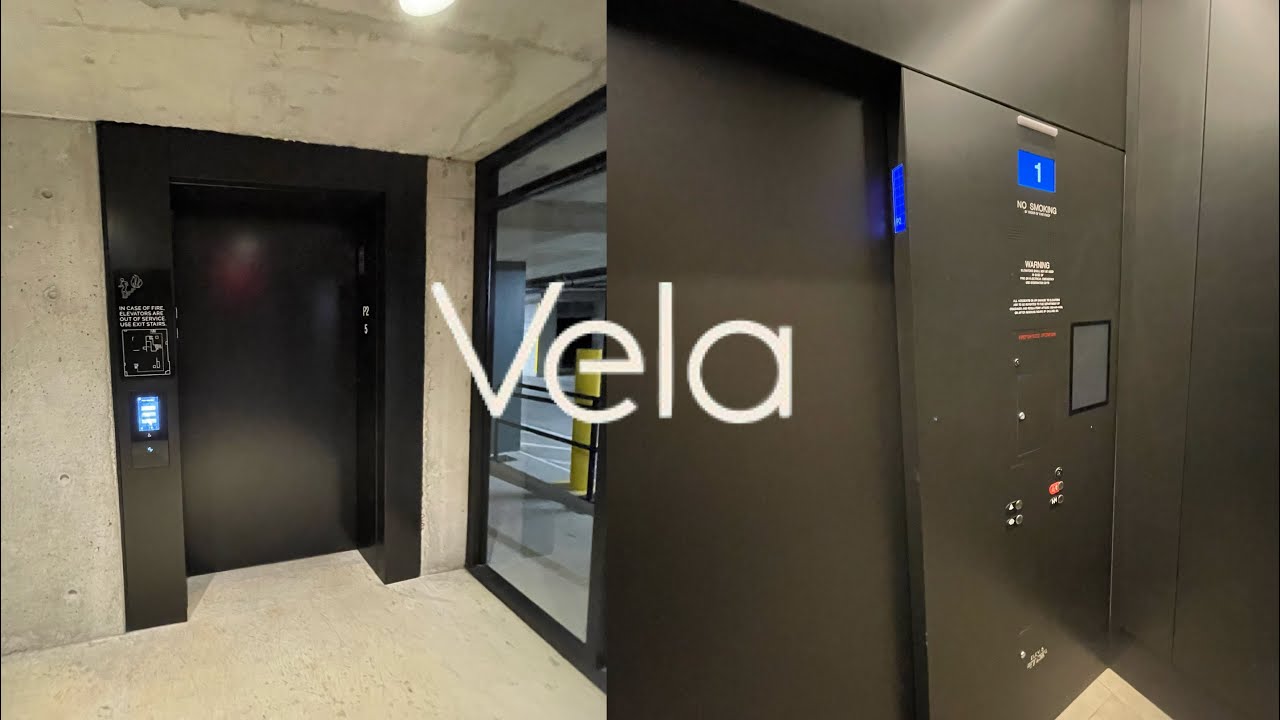 Single DD Car! Neat OTIS Compass 360 Traction Parking Elevator | Vela | Washington, DC