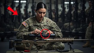 The General Walked Past Her Barrett .50 — Then Froze Reading Her 3,200-Meter Sniper Badge
