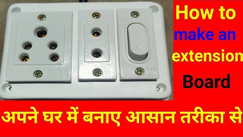 1five pin soket 1two pin soket &  switch ka connection करें आसानी से