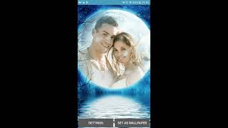 Moonlight Photo Live Wallpaper screenshot 1