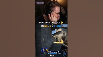 OHNEPIXEL ADMIRES THE BRAZILIAN CROWD #ohnepixel #cs2 #csgo #trending #foryou #esports #fps #shorts
