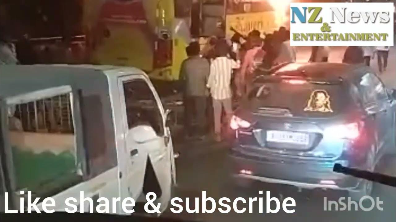 Kphb police station limits kaveri travels bus mein lagi aag kphb ke