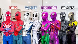 PRO 6 SPIDER-MAN TEAM vs ALL Color Day Compilation ( 1 Hour by FLife TV )