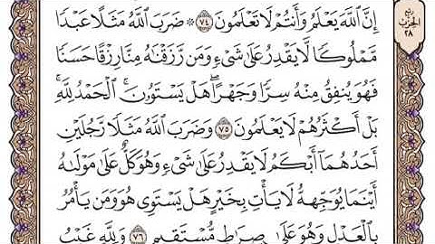 سورة النحل الشيخ ياسر الدوسري صفحة ٢٧٥