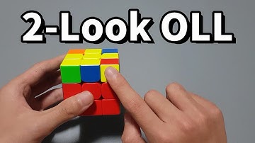 2-Look OLL (초보자 OLL) 강의 | 고급 해법 CFOP