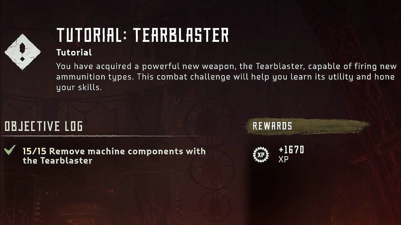 Horizon Zero Dawn Tutorial: Tearblaster