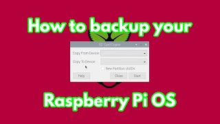 How to backup Raspberry Pi OS