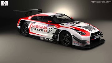 Nissan GT-R Nismo GT300 2017 3D model by 3DModels.org