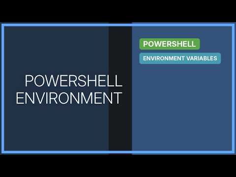 PowerShell environment variable missing